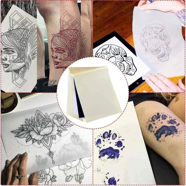 20 ark tatueringsöverföringspapper - tatueringsstencilöverföringspapper för tatuering