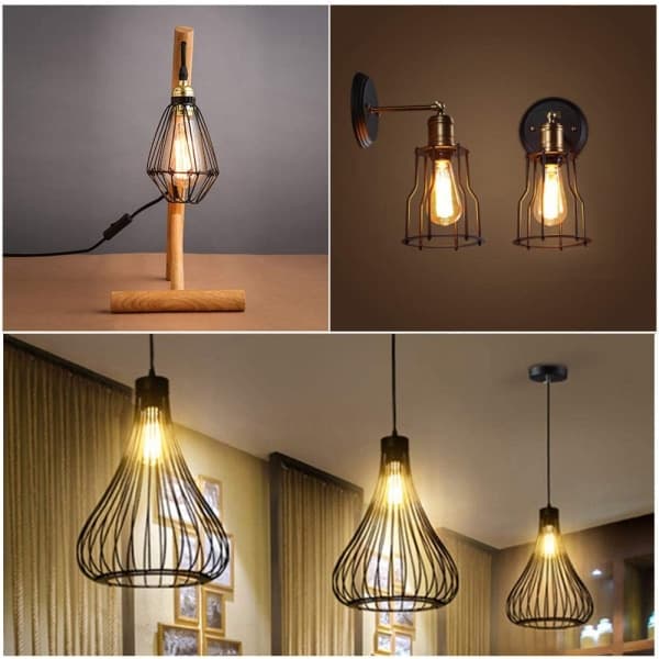 IC E27 Vintage Edison Glødepære, E27 ST64 4W LED Edison B