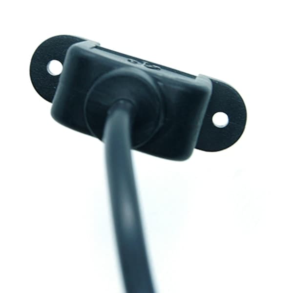 IC DC 12V til 5V 3A 15W USB Output Strømadapter Konverteringsmodul F Sort