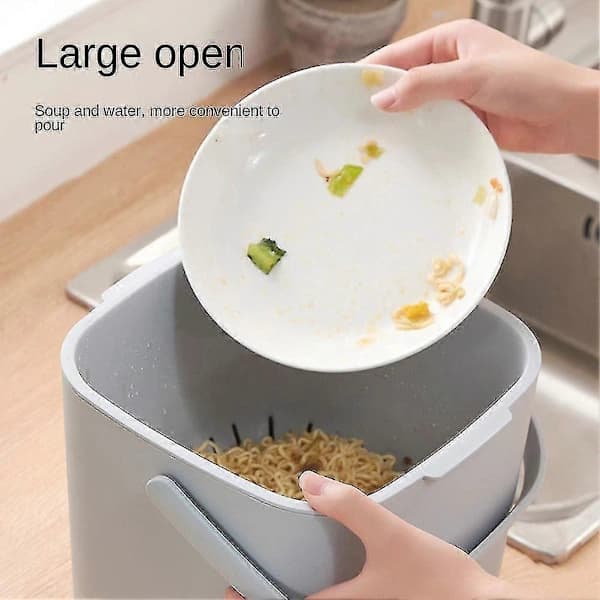 Compost Bin - for everyday organic waste in the kitchen - Odor-proof - Removable inner container - Organic