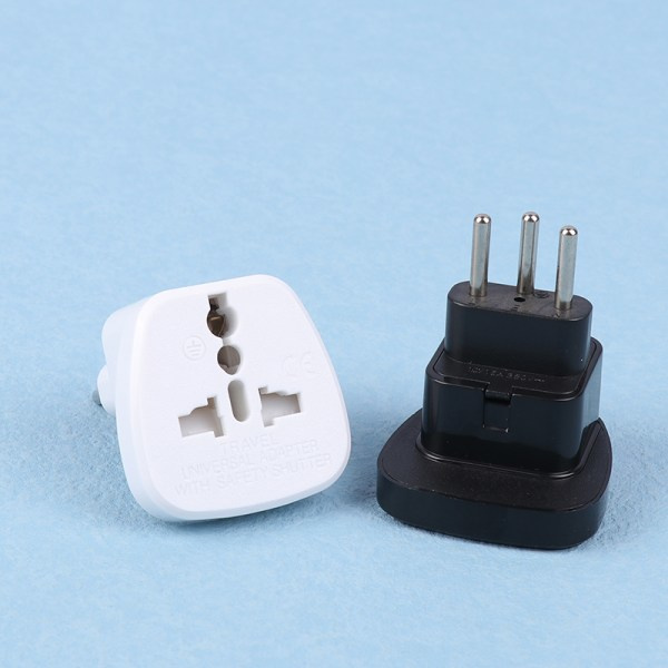 IC Sveitsisk Adapterplugg Universal CE Amerika Europeisk Kr AU EU Til USA Svart