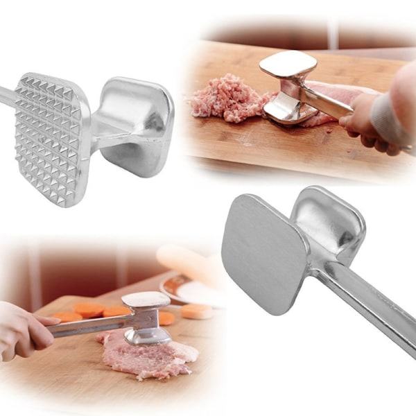 IC Aluminium Kødkølle Tenderizer Steak Oksekød Kylling Skinke