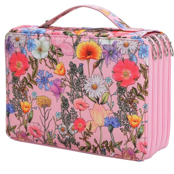 IC Bärbar etui Rose etui plads til 200