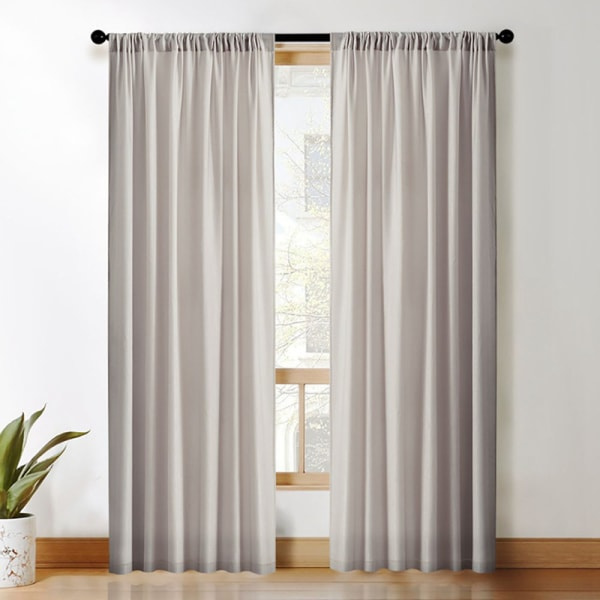 IC Transparent gardin grå
