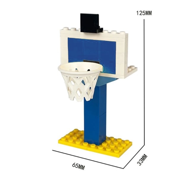 IC Basketstativ små partikler byggeklodser dele tilbehør gul one size