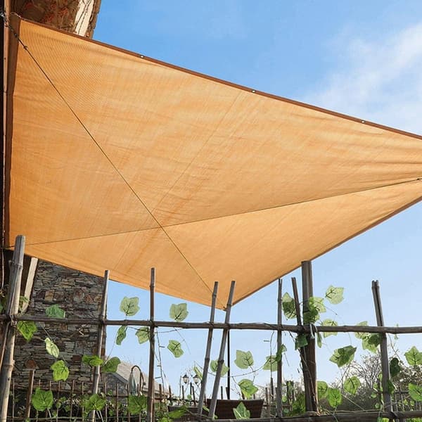 Solskjermingsduk - 2x4m - rektangulær - enkel - montering - terrasse - camping - balkongsolskjerm - solseil - Premium