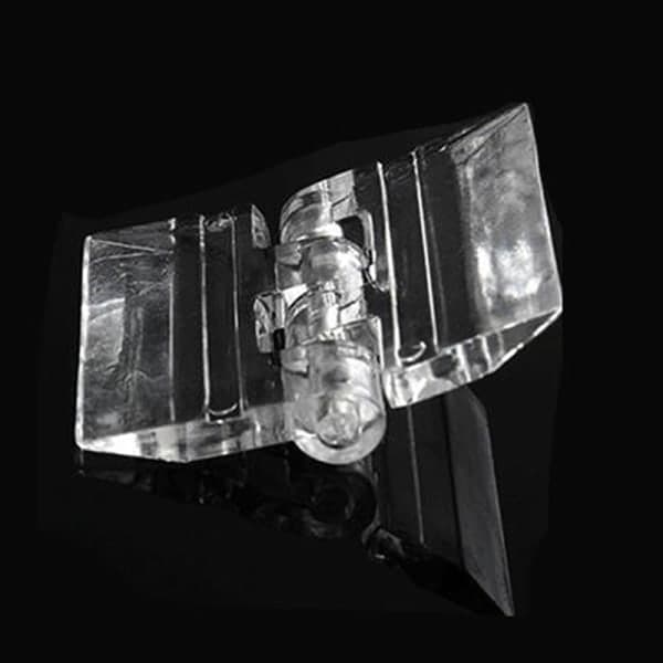 IC 10 ST Holdbare klare akryl foldebeslag Transparent Plexiglas Transparent 45*38mm