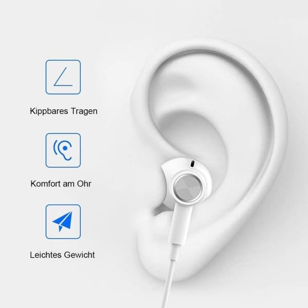 IC CNE Højopløsning In-Ear Høretelefoner, til iPhone, iPa