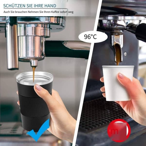 IC NOE Termosmugg, varm og kald kaffekopp, resemugg