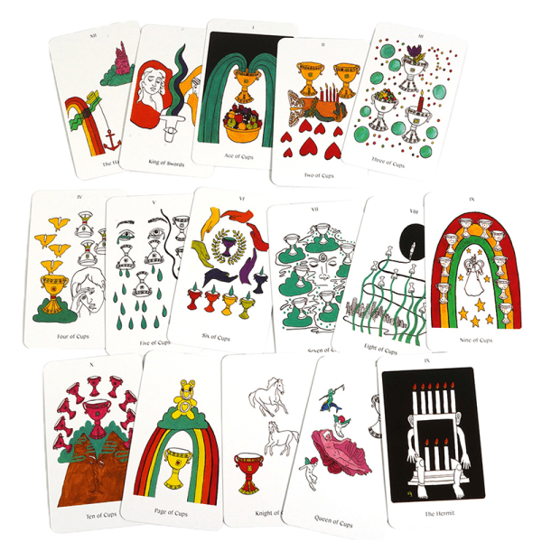 IC Uppenbarelse En Ande Tala Tarot Spådom Divination Deck Familj En storlek