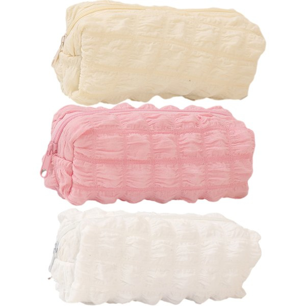 IC 3-pack Kosmetisk Blixtlås Pennfodral Väska Söt Makeup