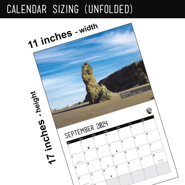 Rolig Naturkalender 2024 - Vit Elefant och Hemlig Santa Gag-Present A