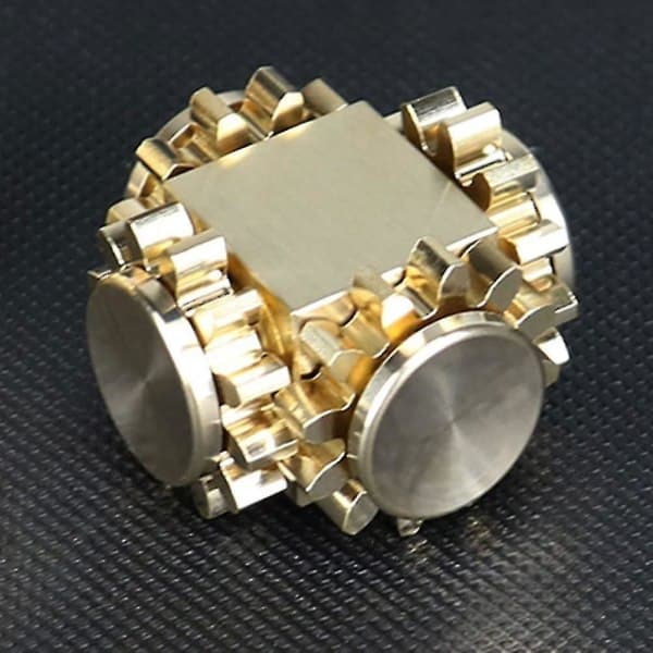 IC Messing Fidget Spinner Gear Rubiks kube Fritids Dekompression Leke Dekompression Artefakt