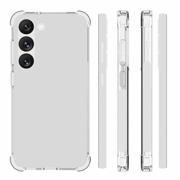 Samsung Galaxy S23 Plus Deksel Støtsikker TPU Matt Transparent