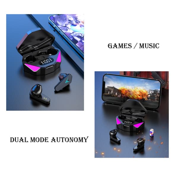 IC Trådlöst Binaural TWS Gaming Bluetooth-headset - Låg latens 1#