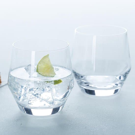 Leonardo Puccini Dricksglas 6-pack, 310 ml klara Teqton-glas, diskmaskinssäkra vattenglas för juice och läsk, för daglig användning