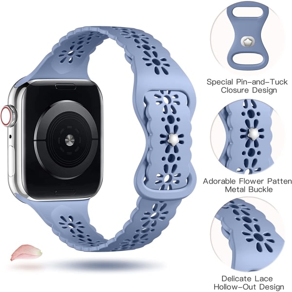 IC NOE-nauha yhteensopiva Apple Watch -nauhojen kanssa - 38/40/41 mm