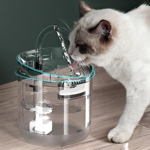IC Automatisk Kattvattendispenser 2L Valpkattvattenautomat