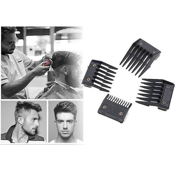 4 set för Wahl med metallbakad skärguide 3mm 6mm 9mm 12mm