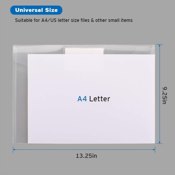 IG Plast 20-pack kuvert Polykuvert, genomskinligt dokument