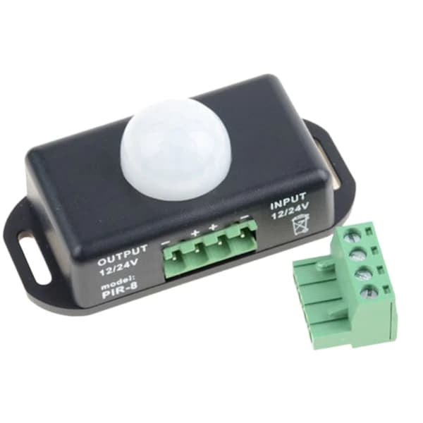 Paris_DC 12V LED Infrarød Bevegelsesdetektor PIR Bevegelsessensor For LED-stripe/Lyspære 12V 8A, Fonepro