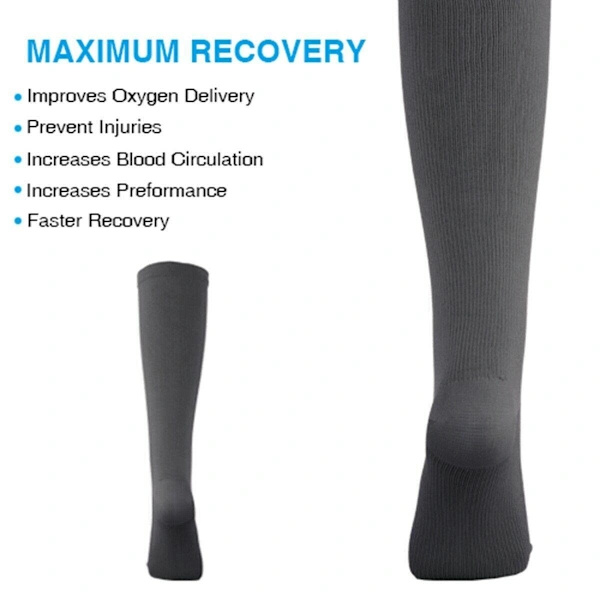 Compression Socks: Increase Circulation, Relieve Pain, Unisex Beige S S S