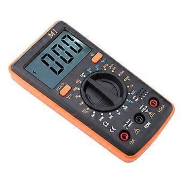 ANENG M1 DC/AC Spænding Strøm Modstand Digital Multimeter Tester 0-50 (orange)