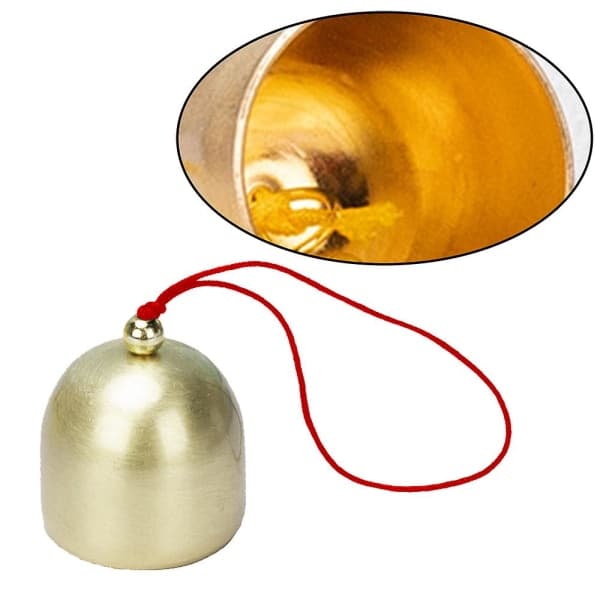IC 2 stk rene kobberklokker DIY metal små vindspil julepynt