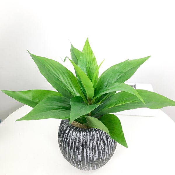 IC 2 buntar konstgjorda växter, falska Boston Fern Greenery Utomhusgrönt