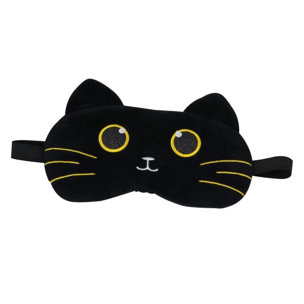 IC CNE Ögonmask Återanvändbar Nattögonbindel Kattmönster Ögon