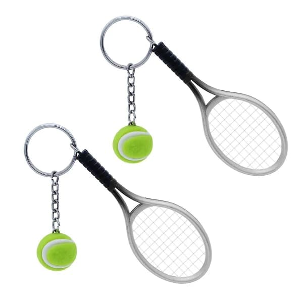 Tennisracket til børn 2 Tennisracket nøglering sølv IC