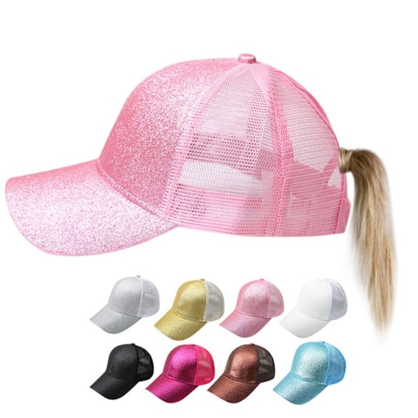 IC Justerbar netthette, hestehale baseballcaps (1 stk)