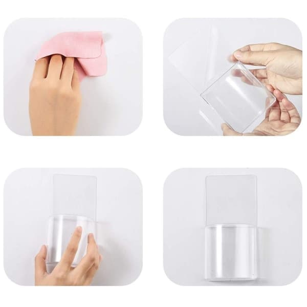 IC Væghængt Organizer Opbevaringsboks Transparent Holder