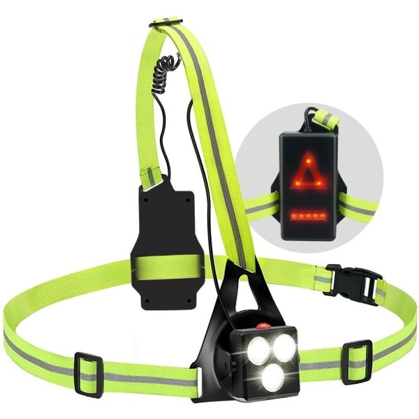 IC Løpelys, USB Oppladbart LED Løpelys, 120°