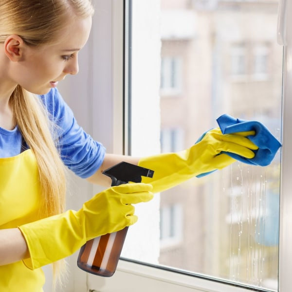 Sæt med 2 500 ml glas sprayflasker (brun)