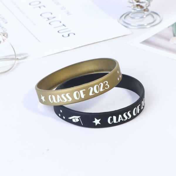 IC 50st Klass av 2023 Armband Silikon Graduation Armband Rubb