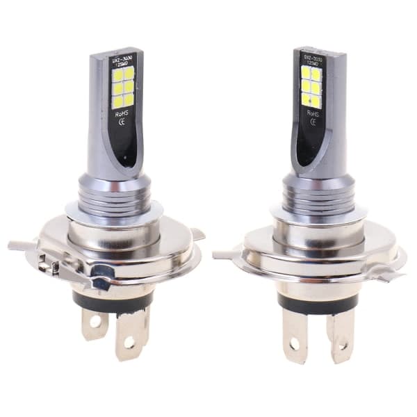 IC 2X H4 200W 12000LM LED Auton Sumuvalot