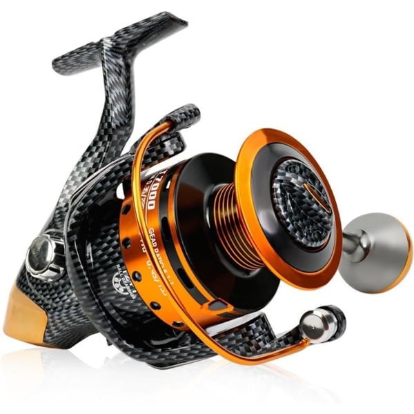 IC Fiskeruller - 12+1 BB, lette og bløde spinnere, kraftfuld kulfiberdrag, saltvands- og ferskvandsfiskeri