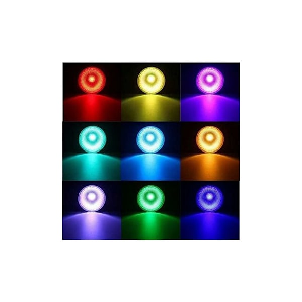 LED Färglampor 20W Vattentät RGB LED-lampa E27 Par38 med 24-knapps IR-fjärrkontroll (RGB & Kallvitt)