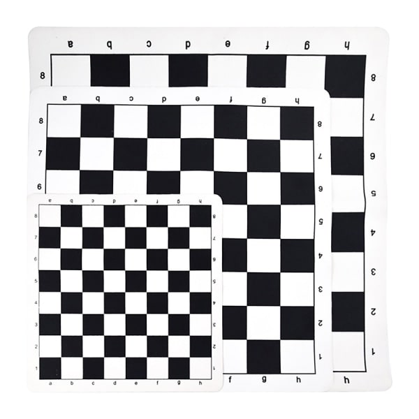 IC PU Læder Blødt Turneringsskakbræt til Børns Uddannelse 51X51CM