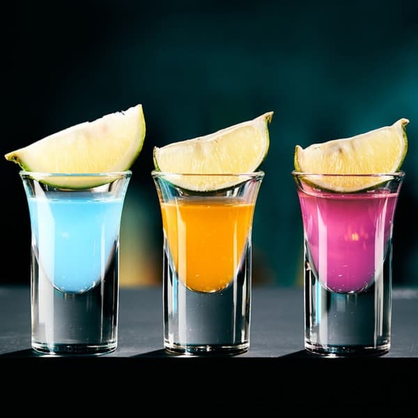 IC 6 små vinglas, tyk base gennemsigtig whiskytequila