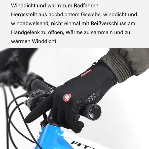 IC CNE-handsker, vinterhandsker, varme touchskærmshandsker, cykelhandsker