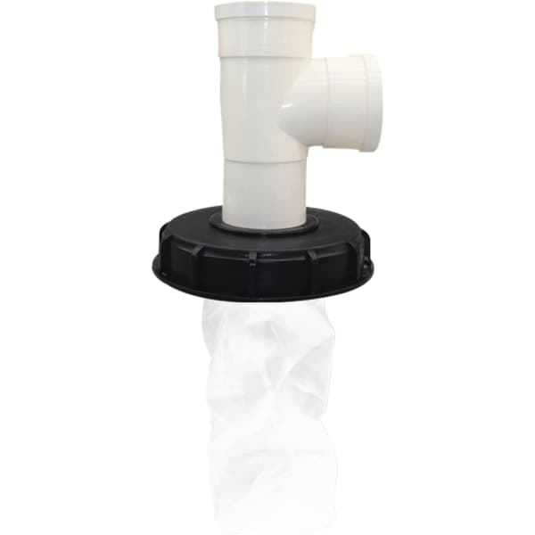 IC IBC-låsfilter, tvättbart IBC-tanklock i nylon med lock, IBC-tanktillbehör