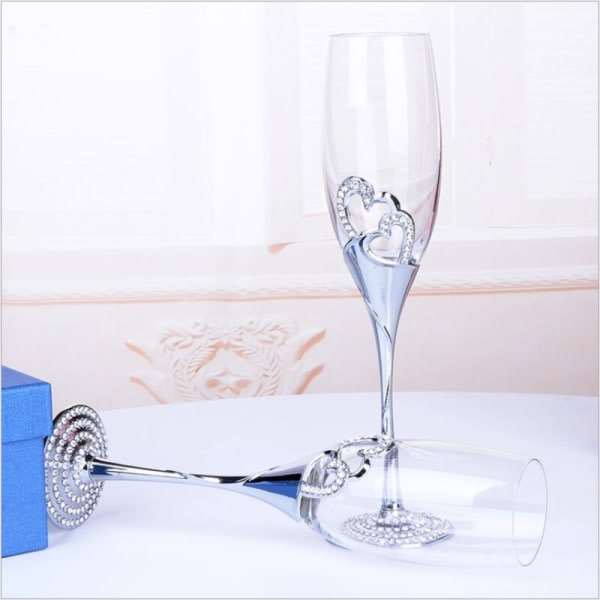 2. Bröllopsvinglas Champagneglassett