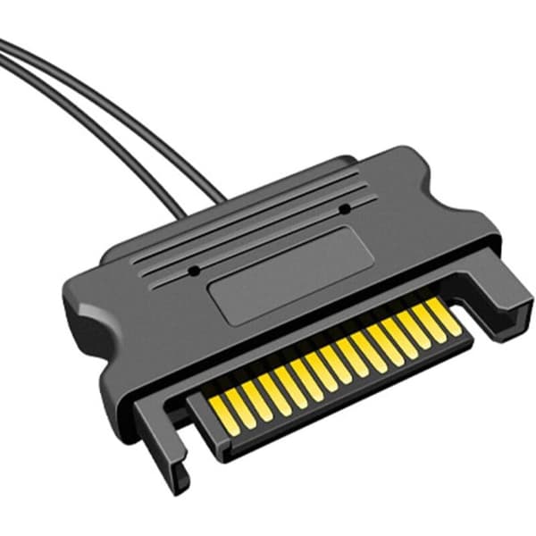 5V 3PIN ARGB Controller SATA Strømforsyning til 5V ARGB Blæserløse Bundkort eller DIY ARGB, osv.