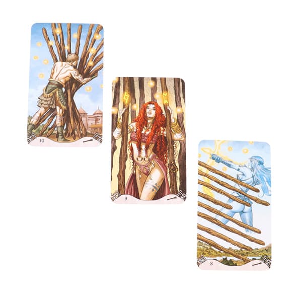 IC Fantasy Tarotkort Engelskt Bordsrollespill Spådomsprofet Multifarget Onesize