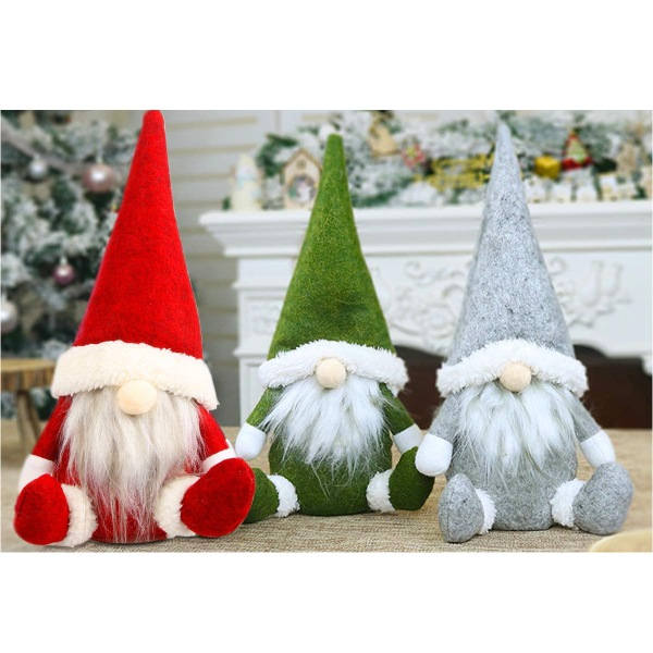 IC Joulupukki-pehmolelut - Käsintehdyt ruotsalaiset Tomte