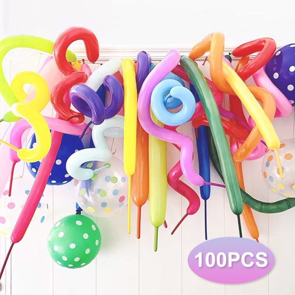 IG 100 ballonger, magic ballonger för att vrida djurblommor
