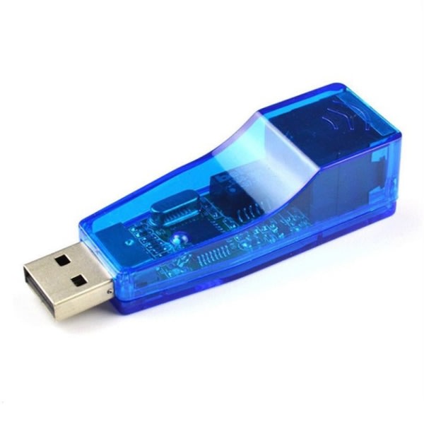 nettverkskort USB til RJ45 Ethernet LAN nettverksomvandlaradapter