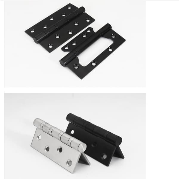 IC Rustfrit Stålhængsler, 4 tommer rektangulære blade 180 mm dørhængsler